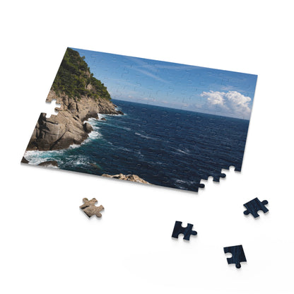 120 Piece Puzzle Ligurian Sea, Italy Puzzle - Leah Ramuglia Photography