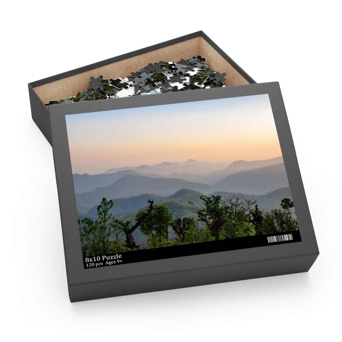 120 Piece Puzzle - Sunset in the Himalayas, Nepal - Leah Ramuglia Photography