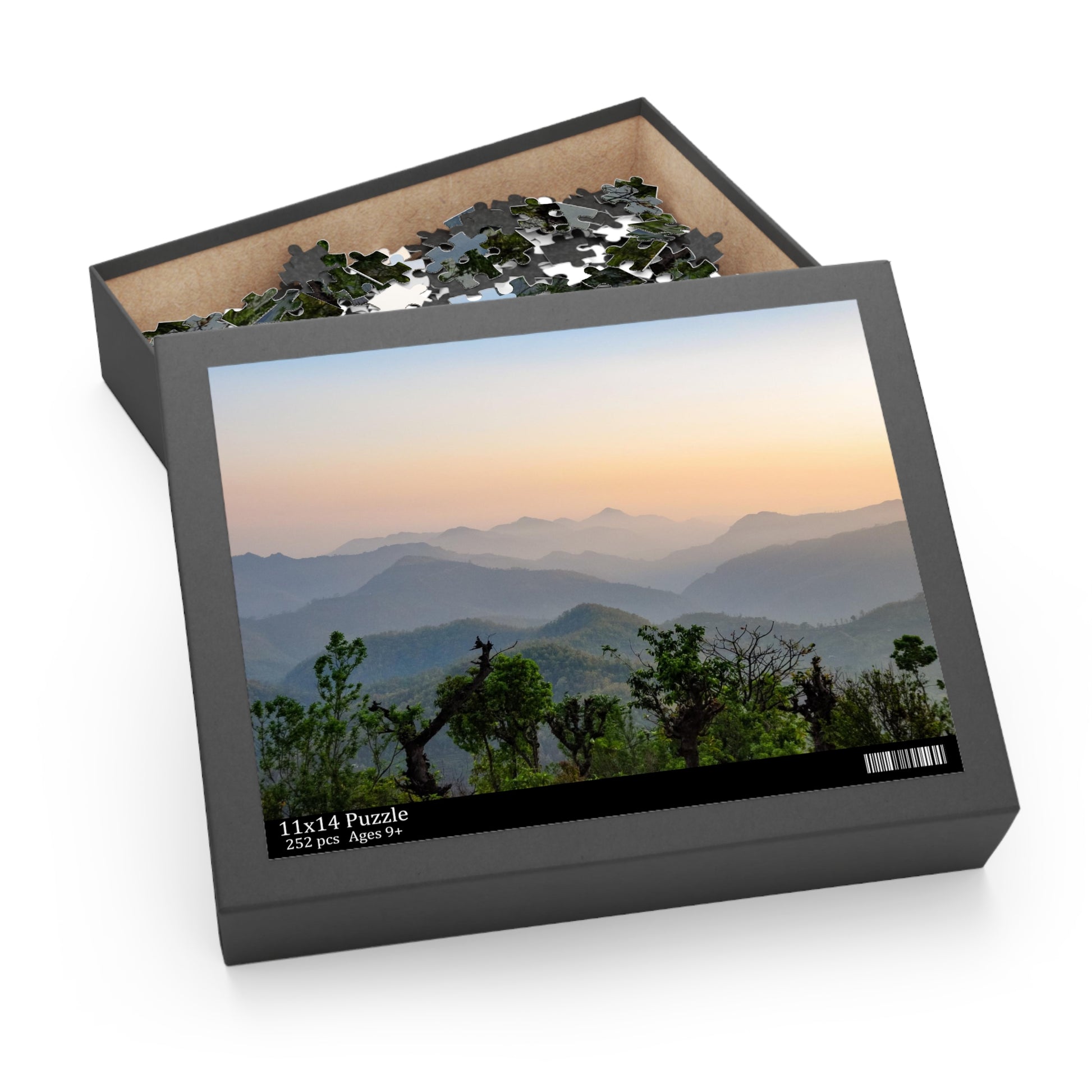 252 Piece Puzzle - Sunset in the Himalayas, Nepal - Leah Ramuglia Photography