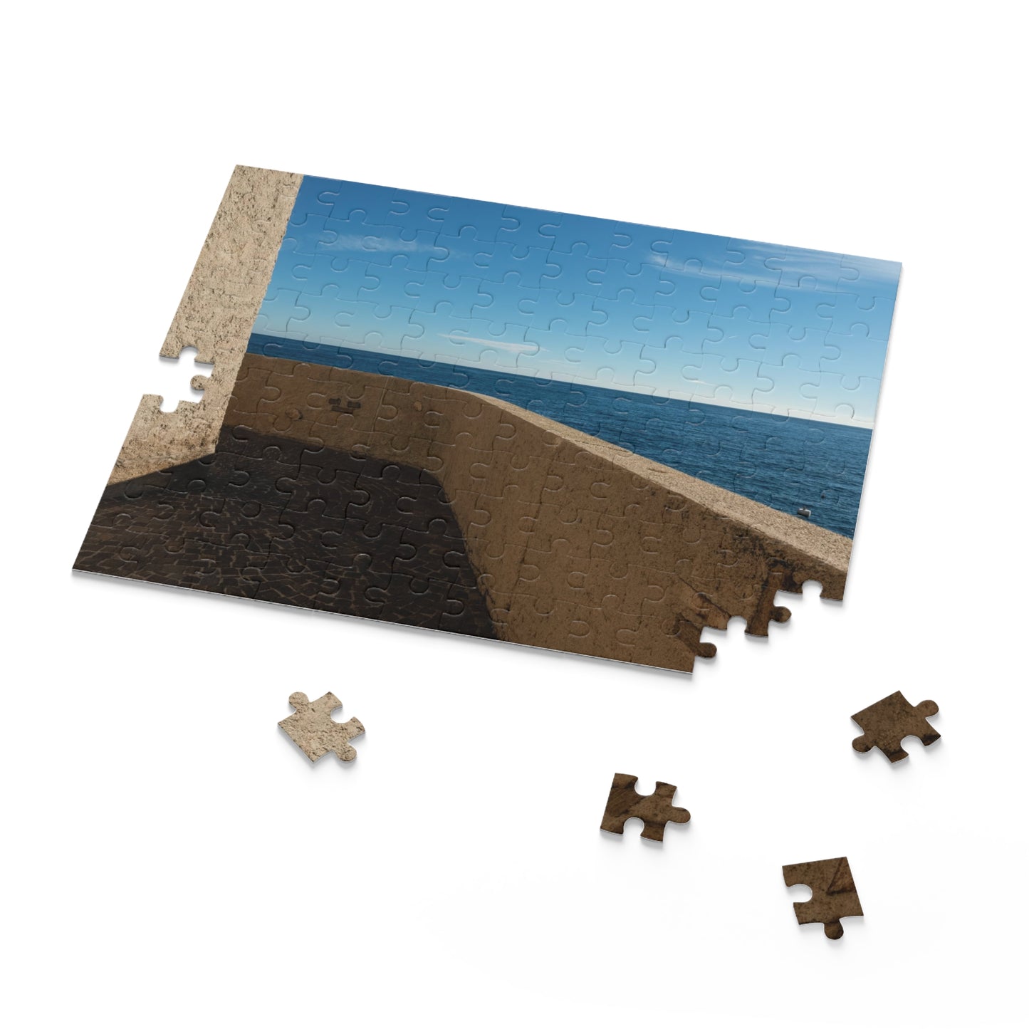 120 Piece Puzzle - Minimalist Monaco - Leah Ramuglia Photography