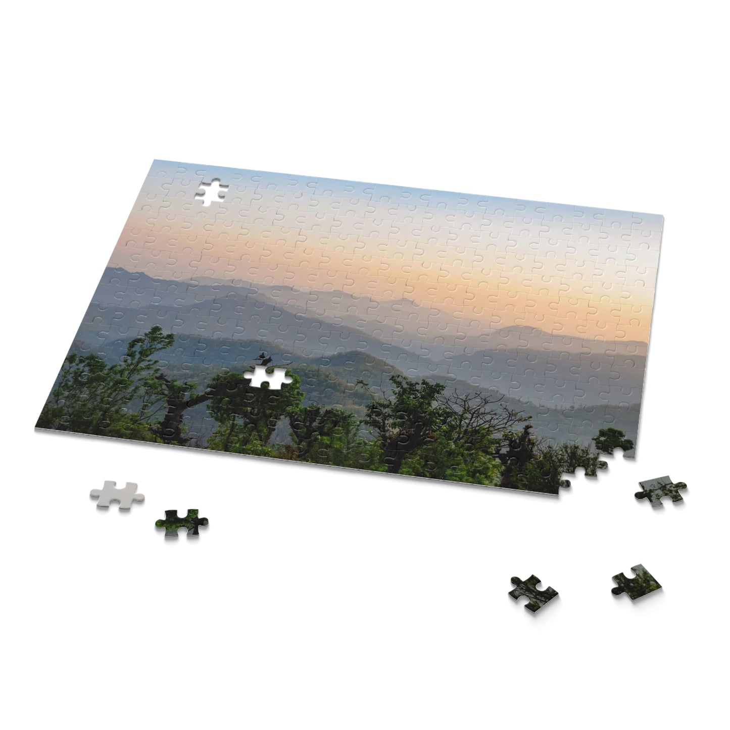 252 Piece Puzzle - Sunset in the Himalayas, Nepal - Leah Ramuglia Photography