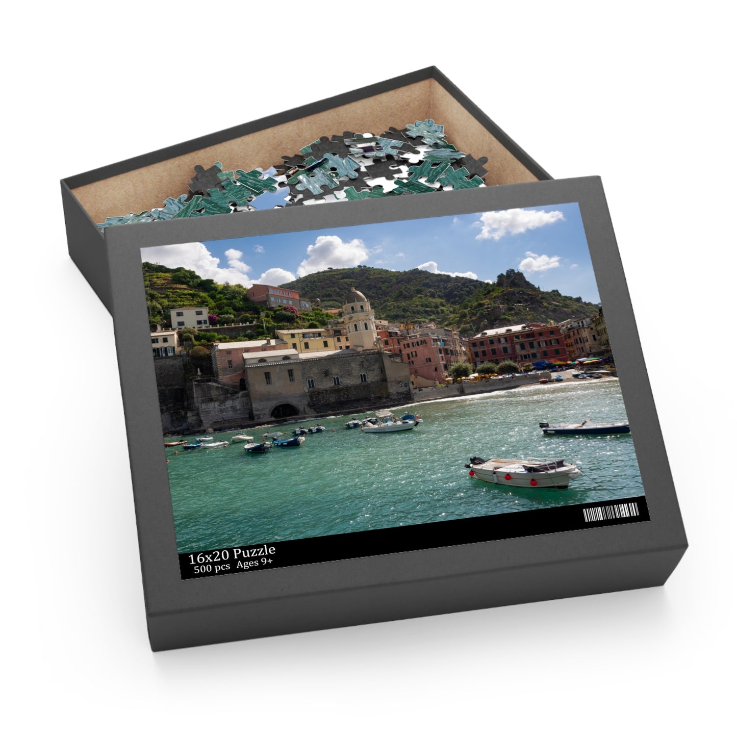 500 Piece Puzzle - Cinque Terre Italy - Leah Ramuglia Photography