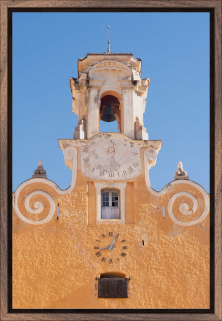 Mediterranean Church Bells - Framed Canvas