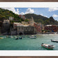Vernazza, Cinque Terre, Italy - Framed Photograph by Leah Ramuglia