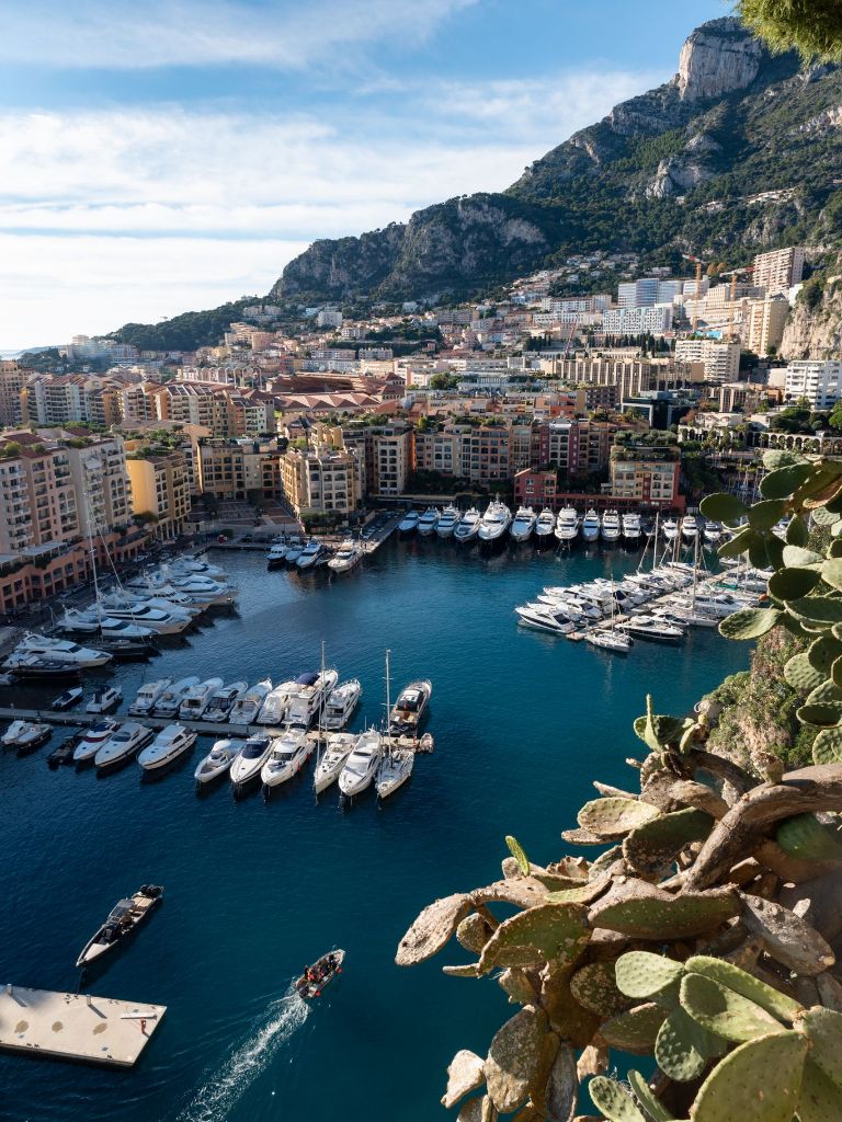 Monaco on the Mediterranean - Photograph by Leah Ramuglia