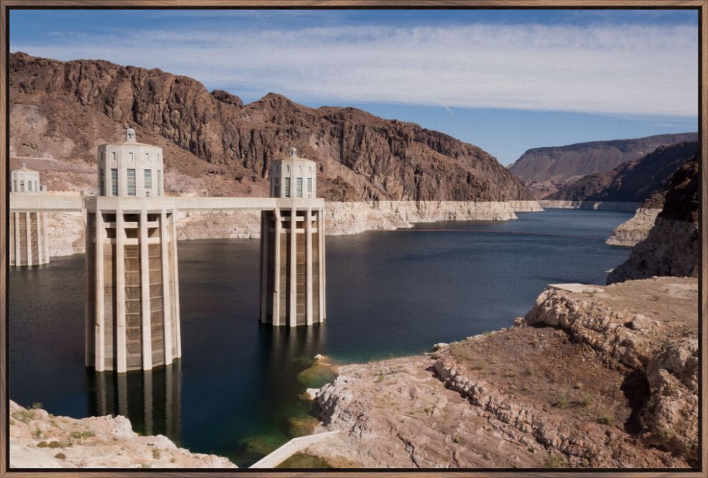 Lake Mead, Nevada & Arizona - Framed Canvas