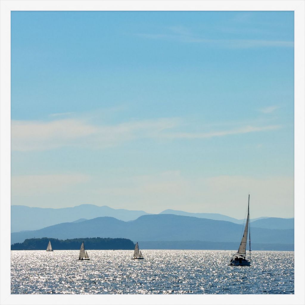 Lake Champlain, Vermont - Framed Photograph