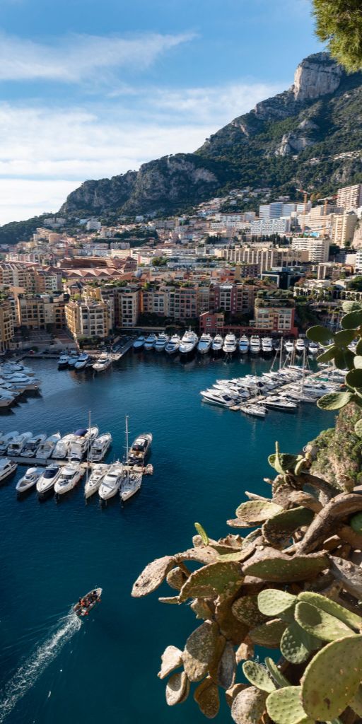 Monaco on the Mediterranean - Photograph by Leah Ramuglia