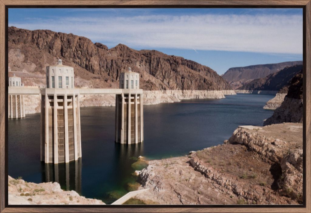 Lake Mead, Nevada & Arizona - Framed Canvas