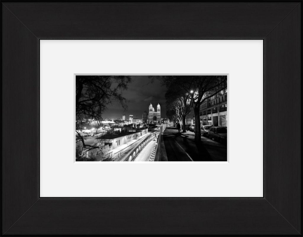 Marseille, France - Black & White Framed Photo