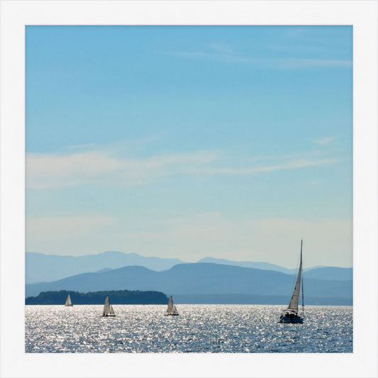 Lake Champlain, Vermont - Framed Photograph